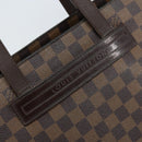 LOUIS VUITTON Damier Ebene Parioli PM Tote Bag N51123 LV Auth bs33389-18