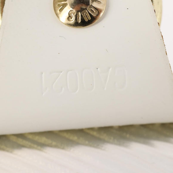 LOUIS VUITTON Epi Plage Via Bag Vinyl Leather Clear White M92153 LV Auth bs33391