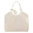 LOUIS VUITTON Epi Plage Via Bag Vinyl Leather Clear White M92153 LV Auth bs33391-13