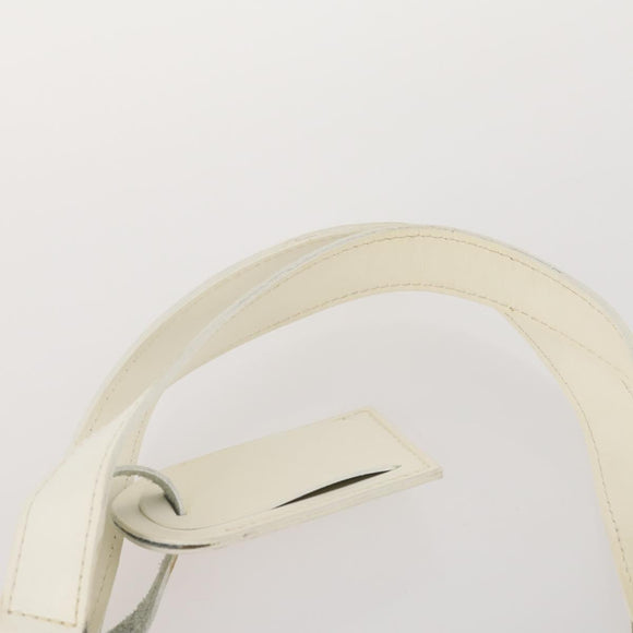 LOUIS VUITTON Epi Plage Via Bag Vinyl Leather Clear White M92153 LV Auth bs33391