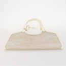 LOUIS VUITTON Epi Plage Via Bag Vinyl Leather Clear White M92153 LV Auth bs33391-5