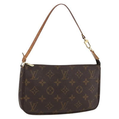 LOUIS VUITTON Monogram Pochette Accessoires Pouch M51980 LV Auth bs33392
