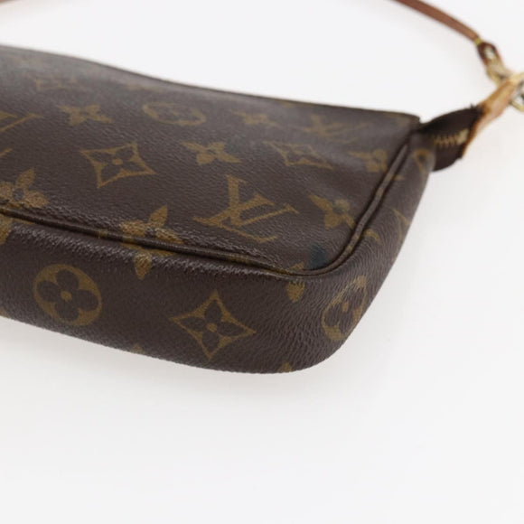 LOUIS VUITTON Monogram Pochette Accessoires Pouch M51980 LV Auth bs33392