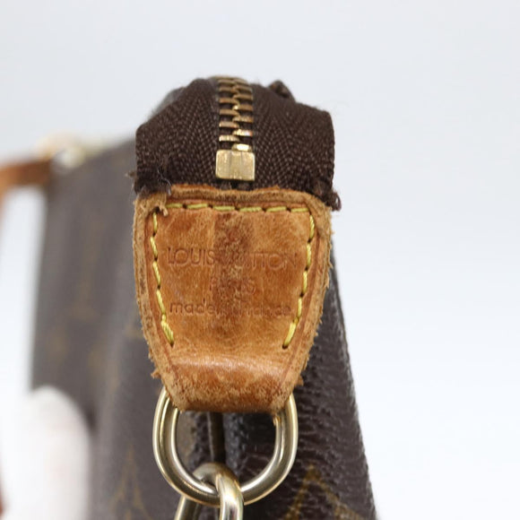LOUIS VUITTON Monogram Pochette Accessoires Pouch M51980 LV Auth bs33392