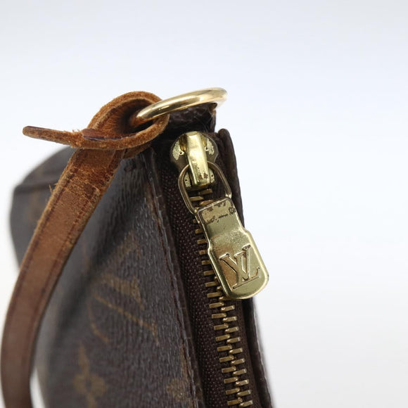LOUIS VUITTON Monogram Pochette Accessoires Pouch M51980 LV Auth bs33392