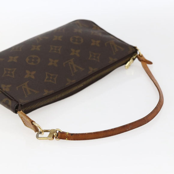 LOUIS VUITTON Monogram Pochette Accessoires Pouch M51980 LV Auth bs33392