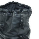BOTTEGA VENETA Shoulder Bag Leather Black Auth bs33399V-10