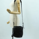 BOTTEGA VENETA Shoulder Bag Leather Black Auth bs33399V-21