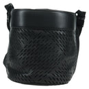 BOTTEGA VENETA Shoulder Bag Leather Black Auth bs33399V-2