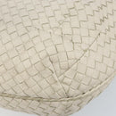BOTTEGA VENETA INTRECCIATO Hobo handtas Leer Wit Auth bs33401-14