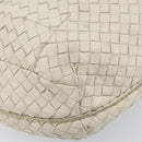 BOTTEGA VENETA INTRECCIATO Hobo handtas Leer Wit Auth bs33401-15