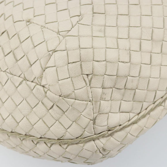 BOTTEGA VENETA INTRECCIATO Hobo handtas Leer Wit Auth bs33401