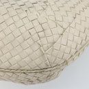 BOTTEGA VENETA INTRECCIATO Hobo handtas Leer Wit Auth bs33401-16