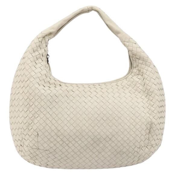 BOTTEGA VENETA INTRECCIATO Hobo handtas Leer Wit Auth bs33401