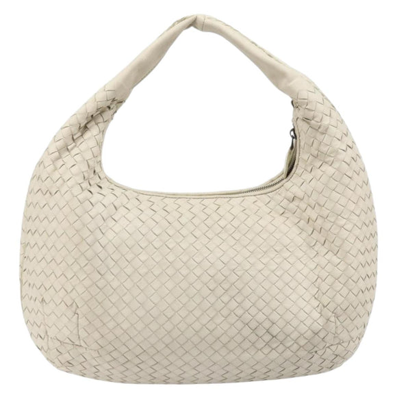 BOTTEGA VENETA INTRECCIATO Hobo handtas Leer Wit Auth bs33401