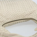 BOTTEGA VENETA INTRECCIATO Hobo handtas Leer Wit Auth bs33401-6