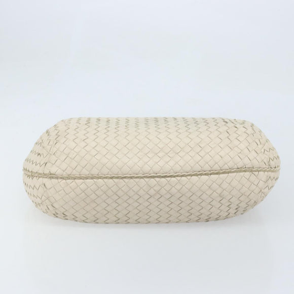 BOTTEGA VENETA INTRECCIATO Hobo handtas Leer Wit Auth bs33401