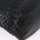 BOTTEGA VENETA INTRECCIATO Shoulder Bag Leather Black Auth bs33403-9