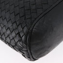 BOTTEGA VENETA INTRECCIATO Shoulder Bag Leather Black Auth bs33403-15