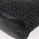 BOTTEGA VENETA INTRECCIATO Shoulder Bag Leather Black Auth bs33403-16