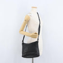 BOTTEGA VENETA INTRECCIATO Shoulder Bag Leather Black Auth bs33403-22