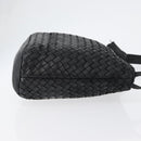 BOTTEGA VENETA INTRECCIATO Shoulder Bag Leather Black Auth bs33403-3