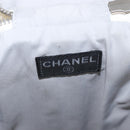 CHANEL Sports Line Water Bottle Holder Bag Nylon White Silver CC Auth bs33406-19