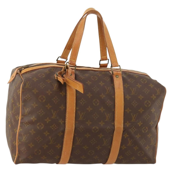 LOUIS VUITTON Monogram Sac Souple 45 Boston Tas M41624 LV Auth bs33408
