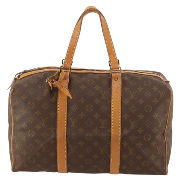 LOUIS VUITTON Monogram Sac Souple 45 Boston Tas M41624 LV Auth bs33408
