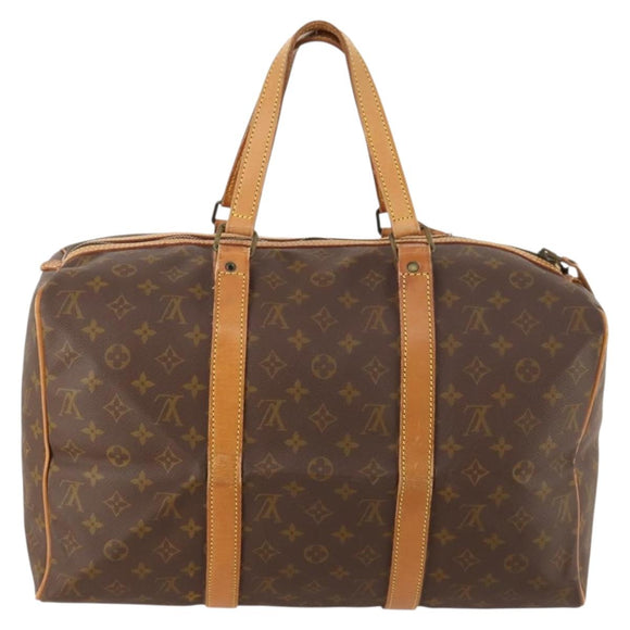 LOUIS VUITTON Monogram Sac Souple 45 Boston Tas M41624 LV Auth bs33408
