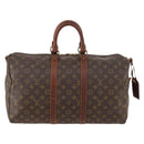 LOUIS VUITTON Monogram Keepall Bandouliere 45 Boston Bag M41418 LV Auth bs33409-13