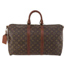 LOUIS VUITTON Monogram Keepall Bandouliere 45 Boston Bag M41418 LV Auth bs33409-2