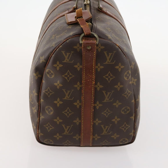 LOUIS VUITTON Monogram Keepall Bandouliere 45 Boston Bag M41418 LV Auth bs33409