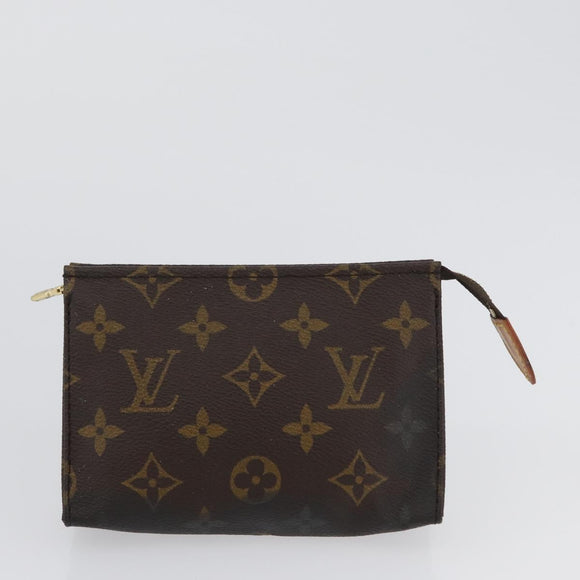 LOUIS VUITTON Monogram Pouch 2 Set LV Auth bs33412