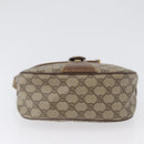 GUCCI GG Supreme Web Sherry Line Bag PVC Beige Gold 56 02 032 Auth bs33419-5