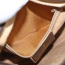 GUCCI GG Supreme Web Sherry Line Bag PVC Beige Gold 56 02 032 Auth bs33419-26