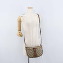 GUCCI GG Supreme Web Sherry Line Bag PVC Beige Gold 56 02 032 Auth bs33419-27