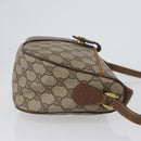 GUCCI GG Supreme Web Sherry Line Bag PVC Beige Gold 56 02 032 Auth bs33419-3