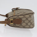 GUCCI GG Supreme Web Sherry Line Bag PVC Beige Gold 56 02 032 Auth bs33419-4