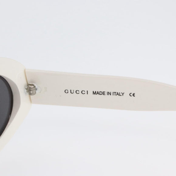 GUCCI Sunglasses plastic White Auth bs33421