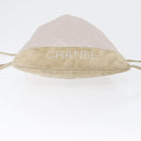 CHANEL Rugzak Satijn Wit Zilverkleurige CC Auth bs33422-5