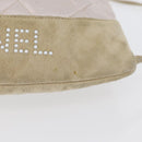 CHANEL Rugzak Satijn Wit Zilverkleurige CC Auth bs33422-9