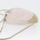 CHANEL Rugzak Satijn Wit Zilverkleurige CC Auth bs33422-4