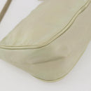 PRADA Accessoire-Etui Nylon Beige Silber Auth bs33423-17
