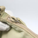 PRADA Accessoire-Etui Nylon Beige Silber Auth bs33423-9