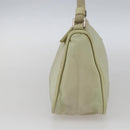 PRADA Accessoire-Etui Nylon Beige Silber Auth bs33423-3