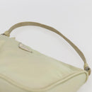 PRADA Accessoire-Etui Nylon Beige Silber Auth bs33423-8