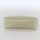 PRADA Accessoire-Etui Nylon Beige Silber Auth bs33423-5