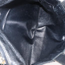 Burberrys Hand Bag Leather Black Gold Auth bs33429-22