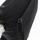 GUCCI Bambus Umhängetasche Nylon 2-Wege Schwarz Silber 000 2404 0509 Auth bs33431-16